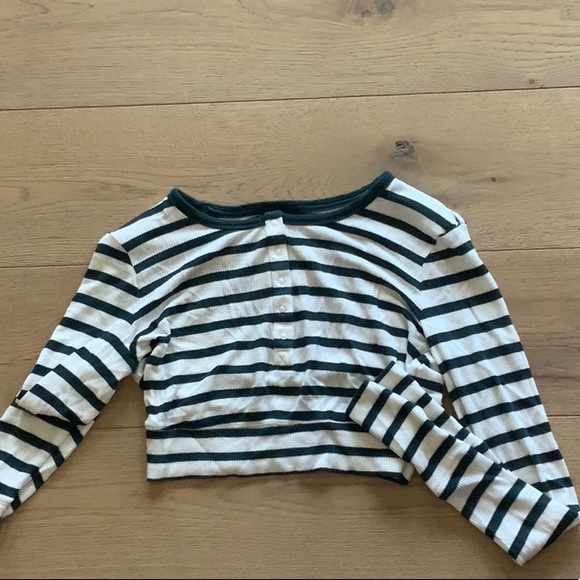 Striped Long Sleeve Women’s  Top - Picture 1 of 3